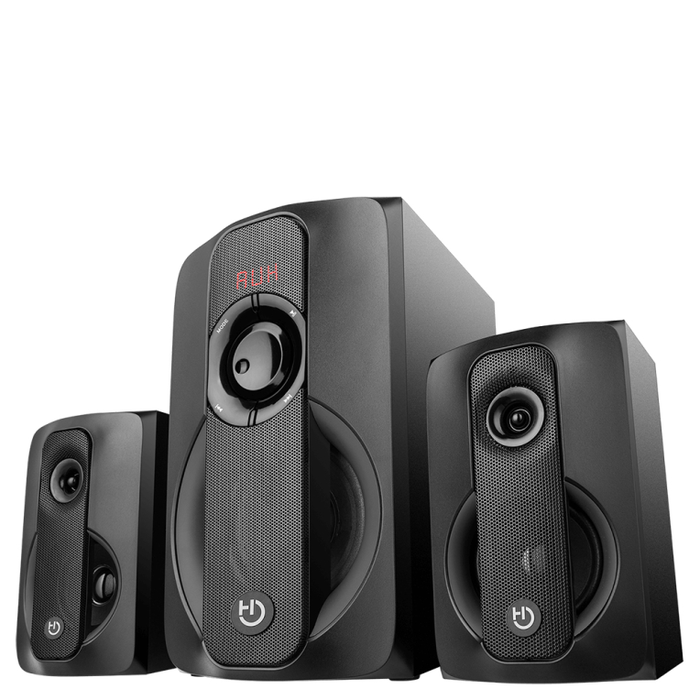Hiditec H400 Dark Edition Altavoces 2.1 con Bluetooth y 80W Hiditec H400 Dark Edition Altavoces 2.1 con Bluetooth y 80W