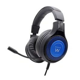 Ewent PL3322 Auriculares Gaming con Micrófono para PC, Consolas, Smartphones y Tablets - Cable Nylon