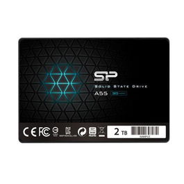 Silicon Power Disco SSD Interno Ace A55 2TB 2.5" SATA III, Lectura Hasta 560 MB/s, Escritura Hasta 530 MB/s, SP002TBSS3A55S25