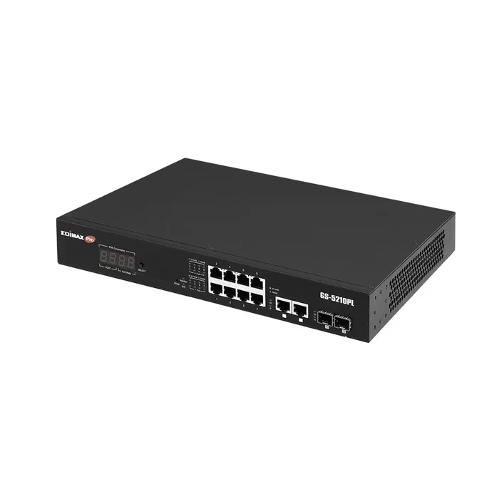 Edimax GS-5210PL Switch Gestionado Gigabit Ethernet con 2 ranuras SFP Edimax GS-5210PL Switch Gestionado Gigabit Ethernet con 2 ranuras SFP