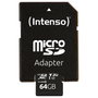 Intenso microSDXC Professional 64 GB con Adaptador SD