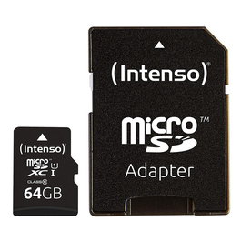 Intenso Tarjeta Micro SDXC Pro 64GB Clase 10 UHS-I