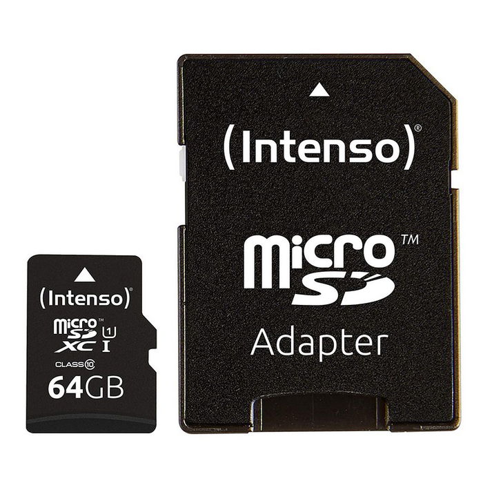 Intenso Tarjeta Micro SDXC Pro 64GB Clase 10 UHS-I Intenso Tarjeta Micro SDXC Pro 64GB Clase 10 UHS-I
