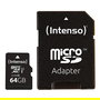 Intenso Tarjeta Micro SDXC Pro 64GB Clase 10 UHS-I