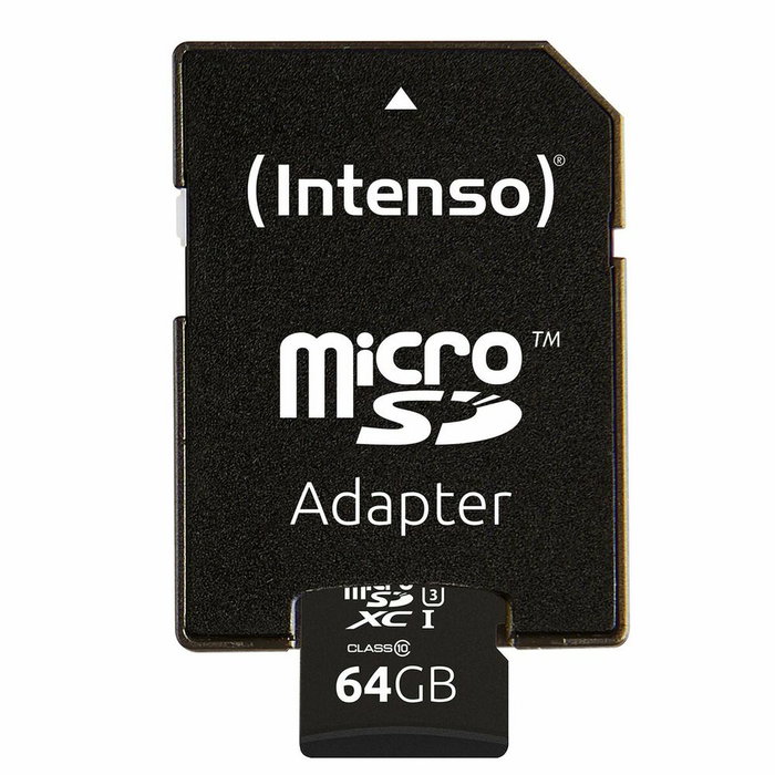 Intenso microSDXC Professional 64 GB con Adaptador SD