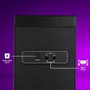 NGS Sky Charm 2.1 Torre de Sonido 80W Bluetooth