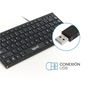 Teclado iggual Slim TKL-USB Negro