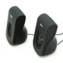 Iggual IGG316993 Altavoces 2.0 para PC, 6W Total, Color Negro, Conexión USB y Mini-Jack 3.5 mm, Plug & Play, Control de Volumen en Cable