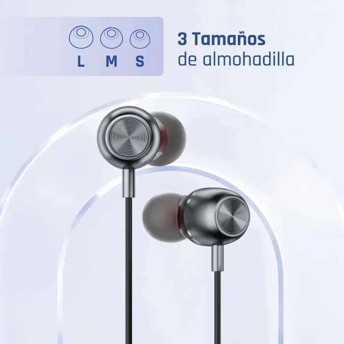 Iggual IGG317037 Auriculares Intrauditivos con Micrófono Negro