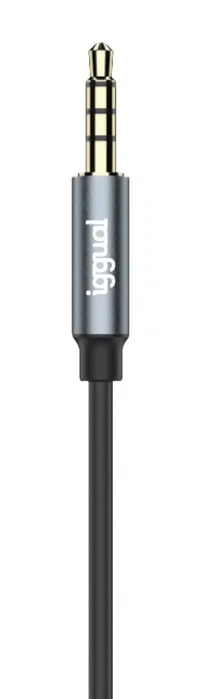 Iggual IGG317037 Auriculares Intrauditivos con Micrófono Negro