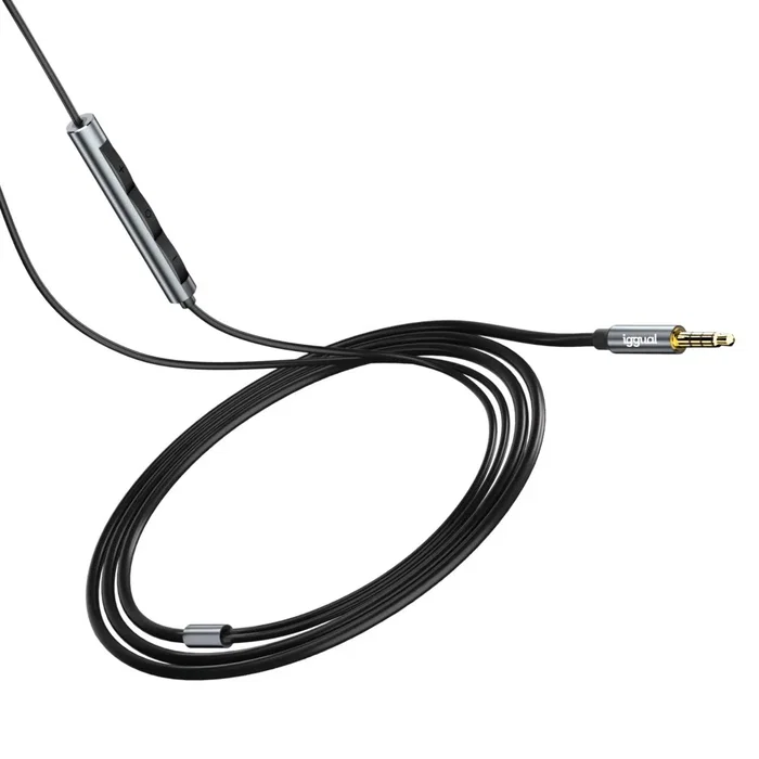 Iggual IGG317037 Auriculares Intrauditivos con Micrófono Negro