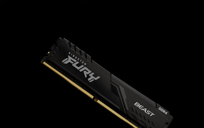 Kingston FURY Beast DDR4 Memoria RAM 16GB 3200MHz CL16 288-pin DIMM (1x16GB) para Intel XMP y AMD Ryzen, Módulo Single de Alto Rendimiento con Disipador Térmico