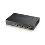 Zyxel GS1920-8HPV2 Switch Gestionado Gigabit Ethernet PoE 8 Puertos Negro