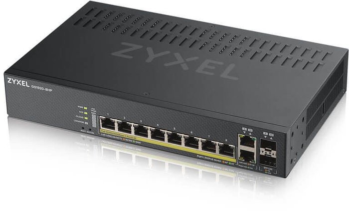 Zyxel GS1920-8HPV2 Switch Gestionado de 10 Puertos con PoE Zyxel GS1920-8HPV2 Switch Gestionado de 10 Puertos con PoE