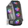 Mars Gaming MC51 Premium Caja de Ordenador ATX con Iluminación RGB Direccionable y Ventana de Cristal Templado
