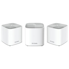 D-Link COVR-X1863 Router Inalámbrico Tri-Banda Wi-Fi 6 AX1800, 3 Pack, Blanco, 10/100/1000 Mbit/s