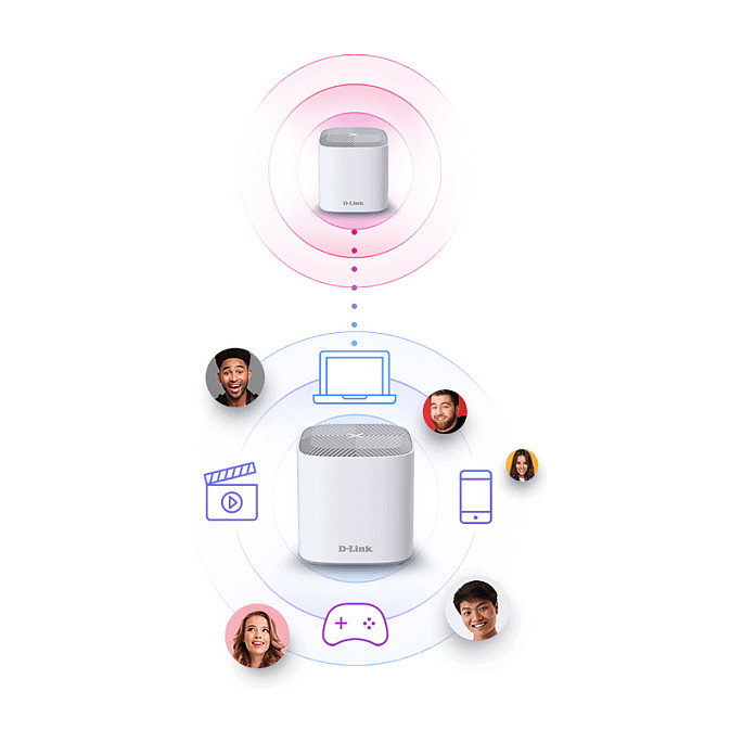 D-Link COVR-X1863 Router Inalámbrico Tri-Banda Wi-Fi 6 AX1800, 3 Pack, Blanco, 10/100/1000 Mbit/s D-Link COVR-X1863 Router Inalámbrico Tri-Banda Wi-Fi 6 AX1800, 3 Pack, Blanco, 10/100/1000 Mbit/s