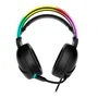 Krom NXKROMKLAIM Auriculares Gaming Klaim con Micrófono Omnidireccional, Control Volumen, RGB Rainbow LED, Drivers 50mm, Jack 3.5mm/USB, Negros