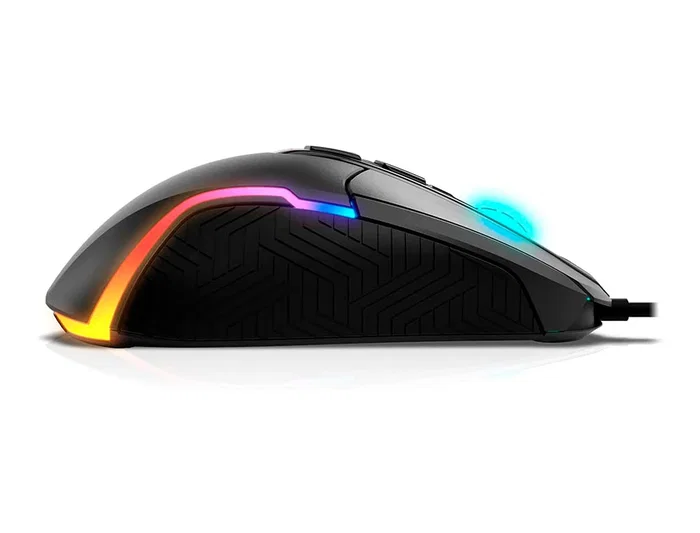 Krom Ratón Gaming Kick RGB Óptico 800-6200 DPI 7 Botones Iluminación LED RGB Rainbow