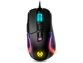 Krom Ratón Gaming Kick RGB Óptico 800-6200 DPI 7 Botones Iluminación LED RGB Rainbow