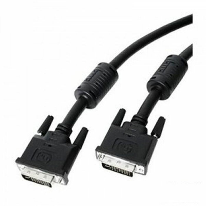 Nanocable Cable DVI Dual Link 24+1 Macho-Macho 1,8m Negro