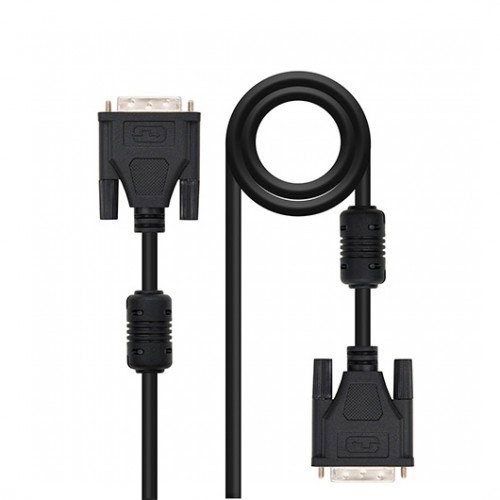 Nano Cable Cable DVI Dual Link 10.15.0802 DVI Macho a DVI Macho Negro 1.8m