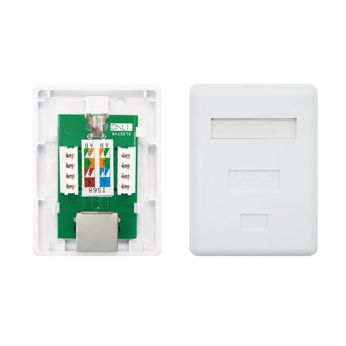 Nanocable 10.21.1101 Roseta de Superficie RJ45 Cat.5e FTP 1 Toma, para Red Ethernet Nanocable 10.21.1101 Roseta de Superficie RJ45 Cat.5e FTP 1 Toma, para Red Ethernet