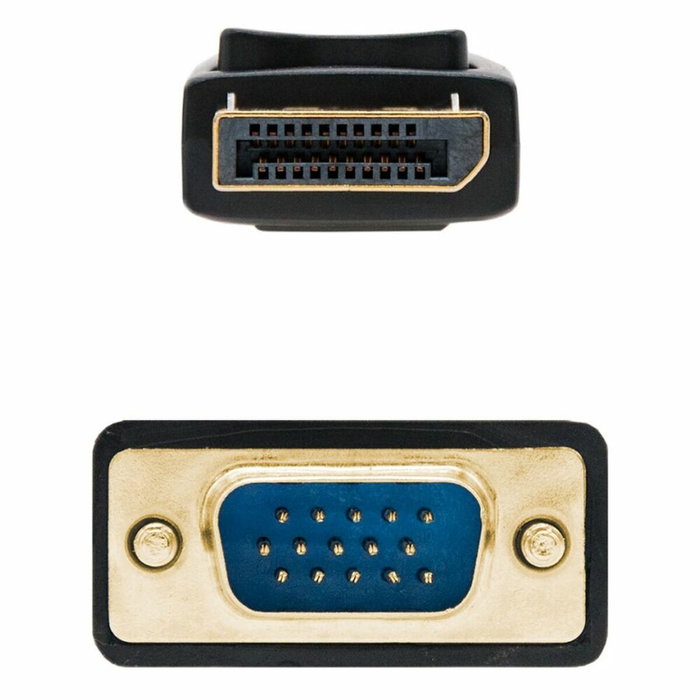 Nanocable Cable Conversor DisplayPort Macho a VGA Macho, 2 m, Negro