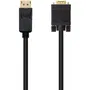 Nano Cable 10.15.4402 Cable Conversor DisplayPort Macho a VGA Macho 2m Negro