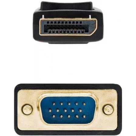 Nano Cable 10.15.4402 Cable Conversor DisplayPort Macho a VGA Macho 2m Negro