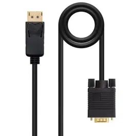 Nano Cable 10.15.4402 Cable Conversor DisplayPort Macho a VGA Macho 2m Negro