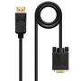 Nano Cable 10.15.4402 Cable Conversor DisplayPort Macho a VGA Macho 2m Negro