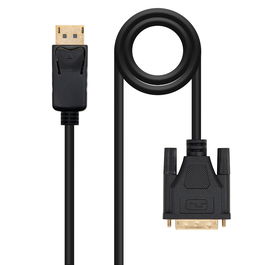 NANOCABLE CABLE CONVERSOR DISPLAYPORT/M A DVI/M, NEGRO 2.0 M