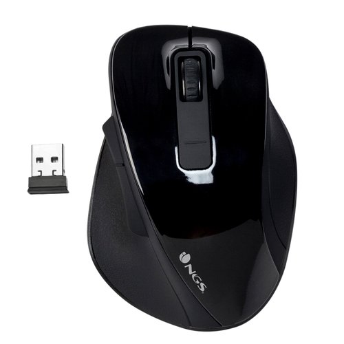 NGS Bow Ratón Inalámbrico Óptico Negro NGS Bow Ratón Inalámbrico Óptico Negro