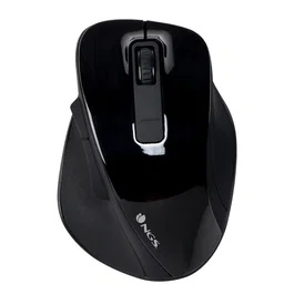 NGS Bow Ratón Inalámbrico Óptico 1600 DPI Negro
