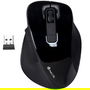 NGS Ratón Inalámbrico Óptico Bow Black, 2.4 GHz, 5 Botones, Hasta 1600 DPI, Plug and Play