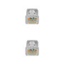 Nanocable Latiguillo Cable de Red RJ45 Cat.6a UTP 0.5m Gris, Macho a Macho, Referencia 10.20.1300