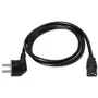 Nano Cable 10.22.0103 Cable de Alimentación Schuko Macho - C13 Hembra, 3m, Negro