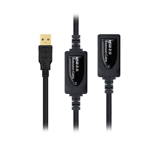 Nanocable Cable USB 2.0 Prolongador con Amplificador 10m Negro Nanocable Cable USB 2.0 Prolongador con Amplificador 10m Negro