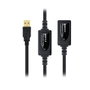 Nanocable Cable USB 2.0 Prolongador con Amplificador 10m Negro