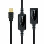 Nanocable Cable USB 2.0 Prolongador con Amplificador 10m Negro