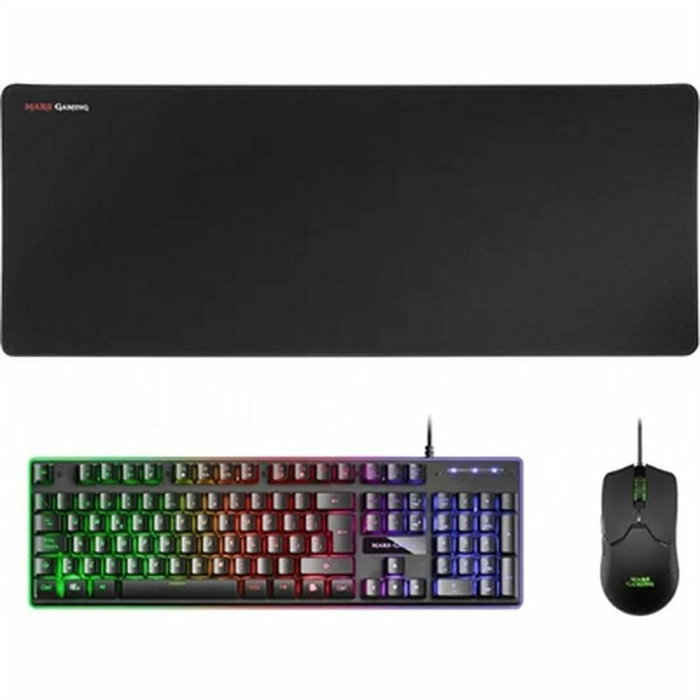 Mars Gaming Combo Gaming MCPX 3 en 1 Blanco (Teclado H-MECH, Ratón 10K y Alfombrilla XXL) lifepath_sku: S0231890