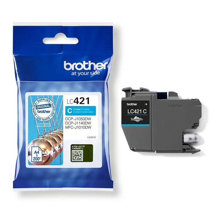 Brother LC421C Cartucho de Tinta Cian Brother LC421C Cartucho de Tinta Cian