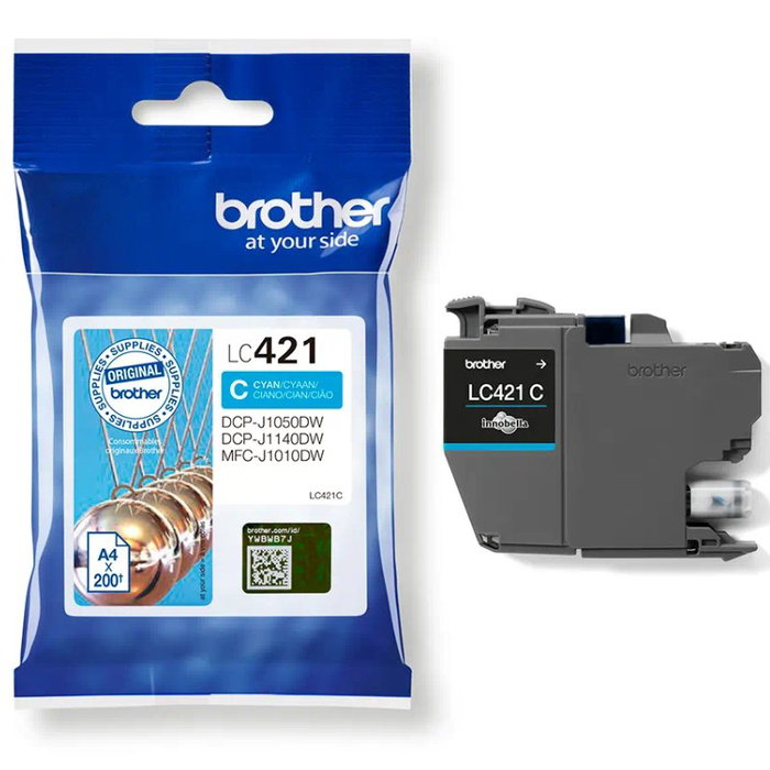 Brother LC421C Cartucho de Tinta Cian Brother LC421C Cartucho de Tinta Cian
