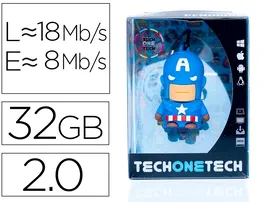 Tech on tech Super A Memoria USB Pendrive 32 GB
