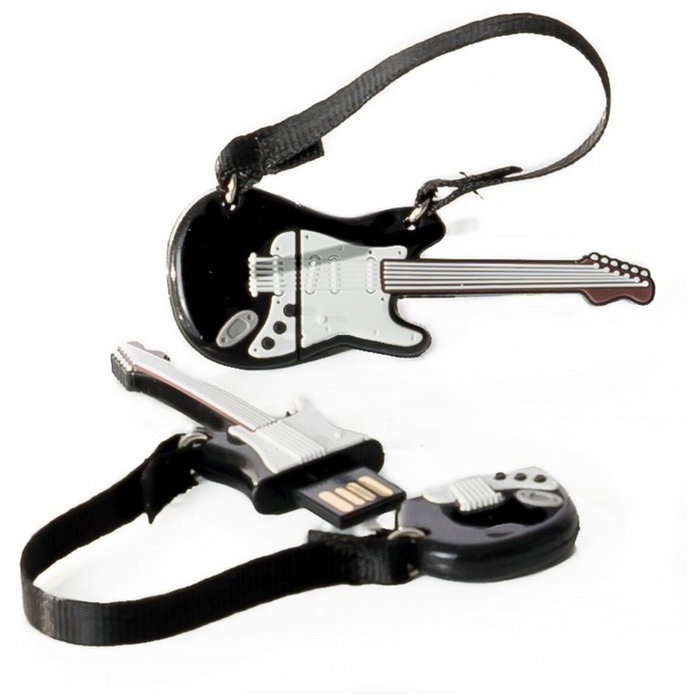 Tech One Tech Pendrive 32GB Guitarra Black and White USB 2.0 Tech One Tech Pendrive 32GB Guitarra Black and White USB 2.0