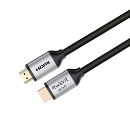 EWENT EC1348 Cable HDMI 5m, HDMI Tipo A Estándar, Negro