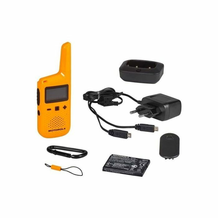 Motorola Talkabout T72 Pack de 2 Amarillo con Alcance de 8 km Motorola Talkabout T72 Pack de 2 Amarillo con Alcance de 8 km