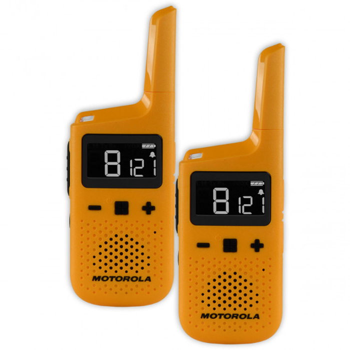Motorola Talkabout T72 Pack de 2 Amarillo con Alcance de 8 km Motorola Talkabout T72 Pack de 2 Amarillo con Alcance de 8 km