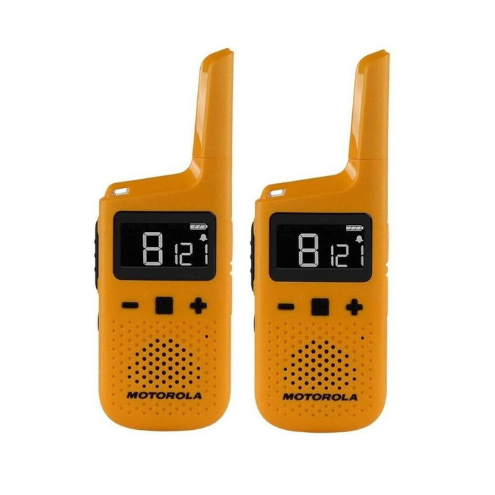 Motorola Talkabout T72 Pack de 2 Amarillo con Alcance de 8 km Motorola Talkabout T72 Pack de 2 Amarillo con Alcance de 8 km